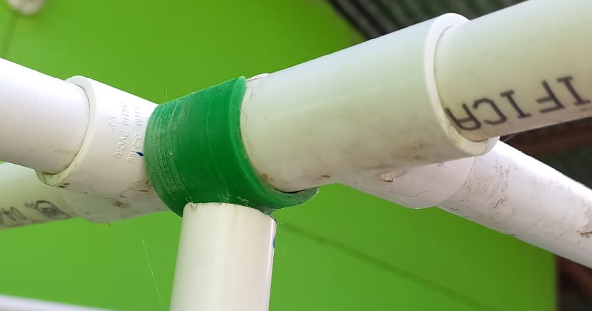 Vertical support for 2 1/2 inch T joints by BrenesRob Download free