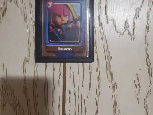 trading card holder (wall mount)