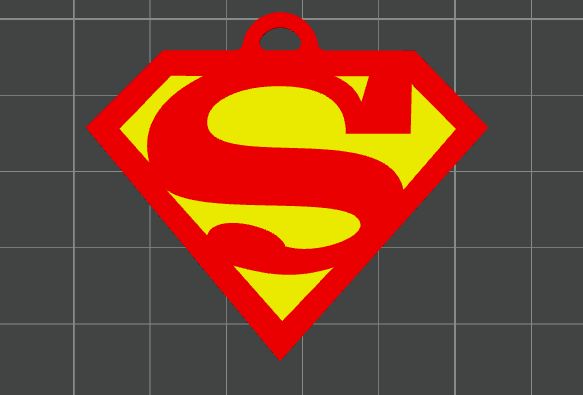 Superman Keychain