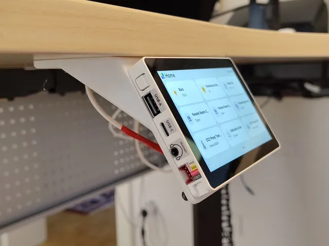 M5Stack Tab5 underdesk mount
