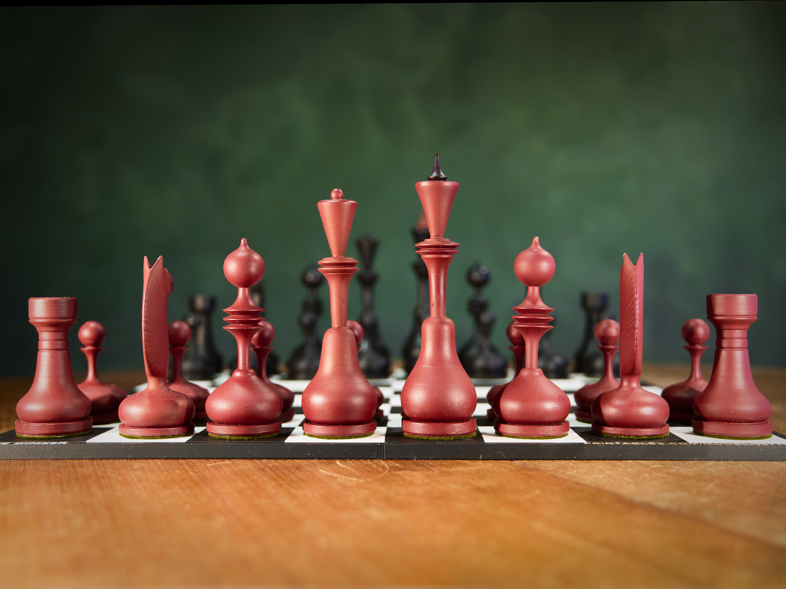 Old Russian Chess Set around 1890-1910 - 3D Print Your Own Piece of History!