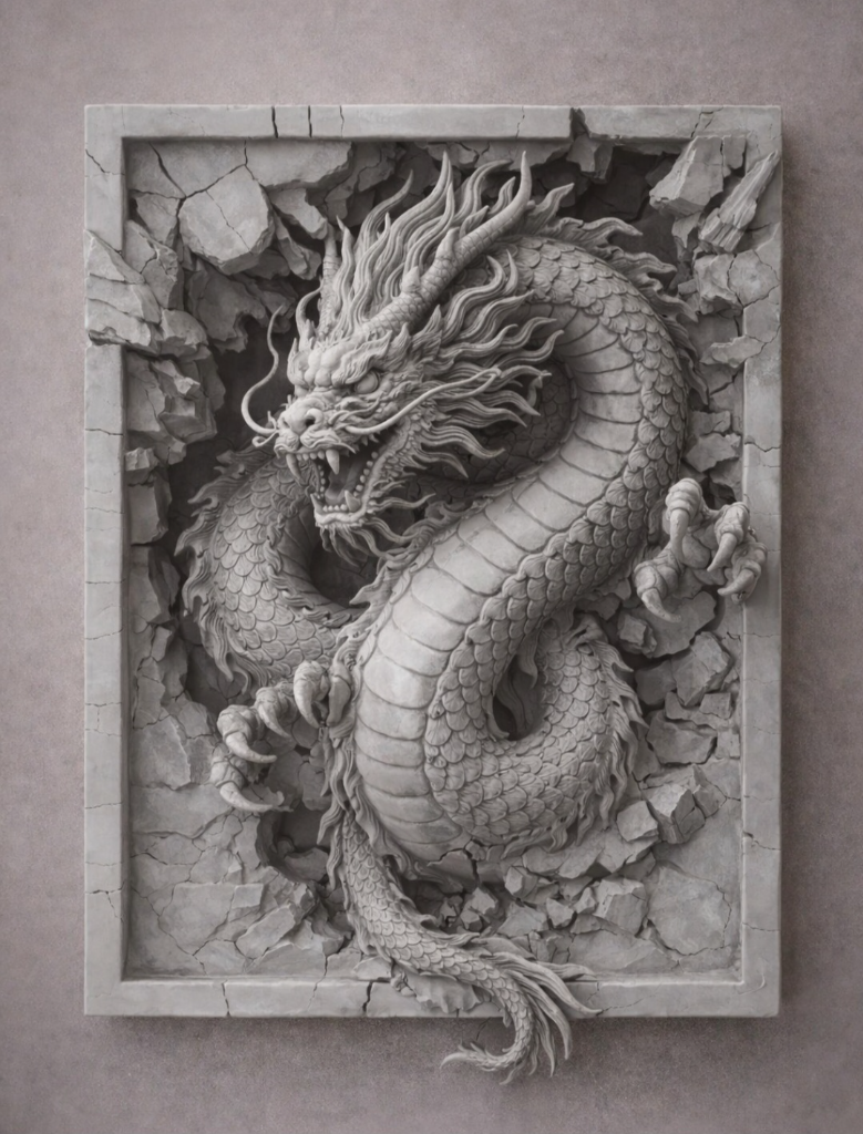 3d Picture Chinese Dragon