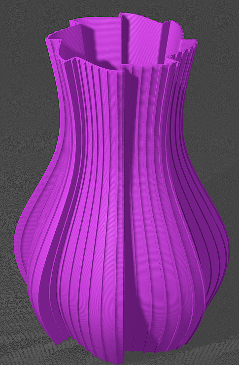 "Sawblade" Vase