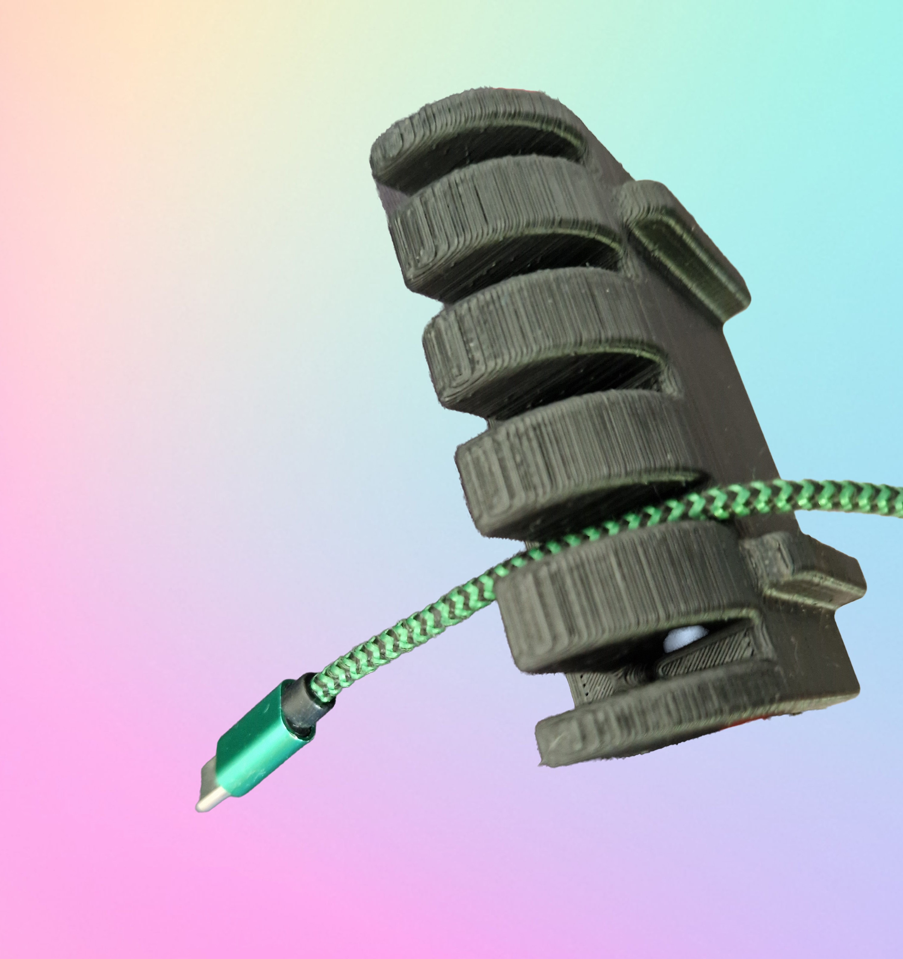 Kabelhalter für Tischmontage / Cable holder for desk mounting