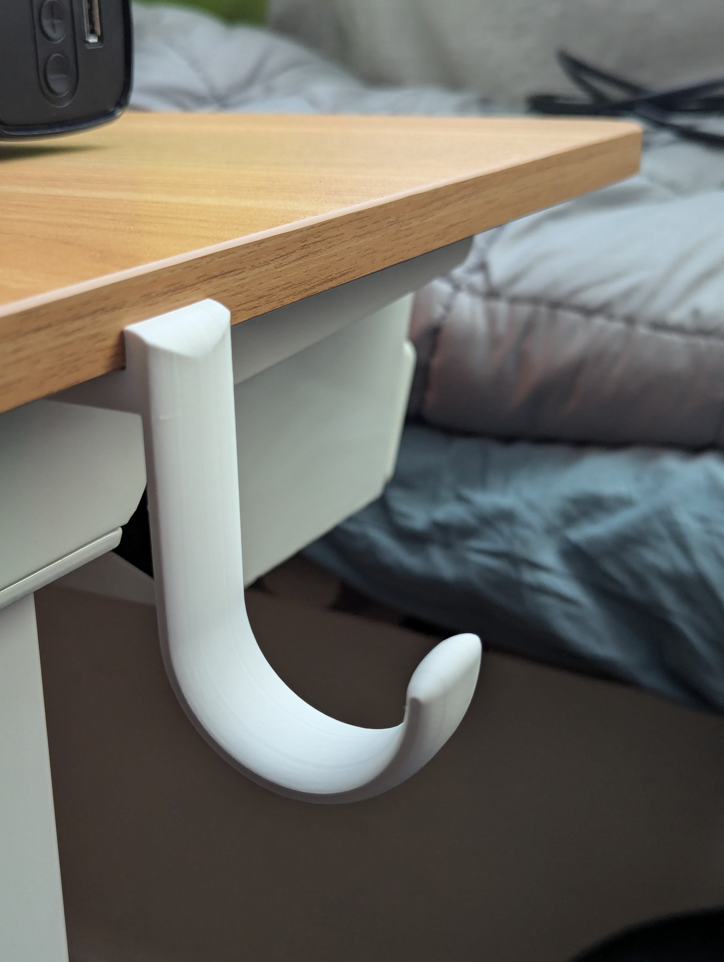 Side hook replacement for FLEXISPOT Essential standing desk