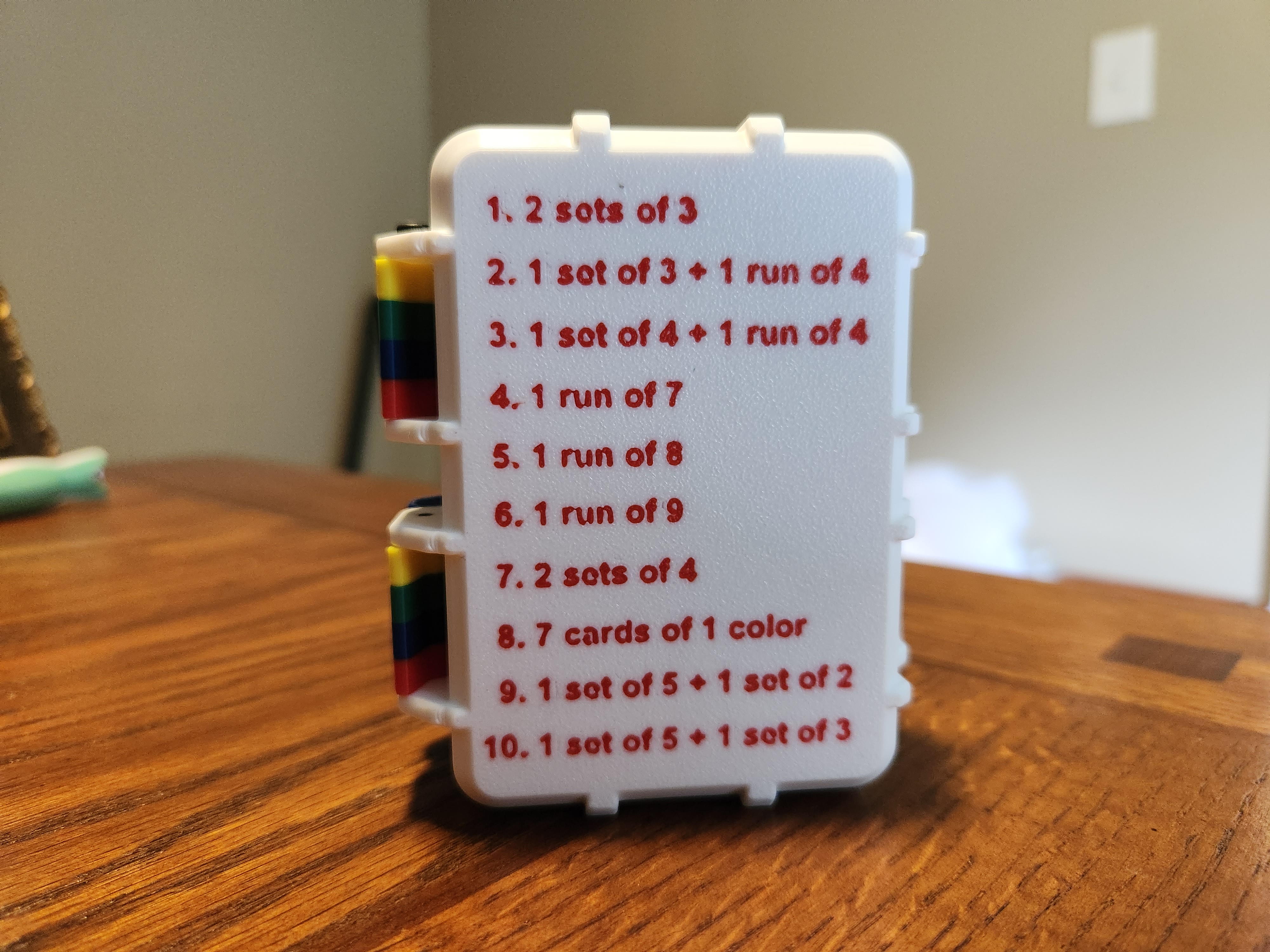 Miniatura 3 do modelo 3D Multicolored Phase 10 Box