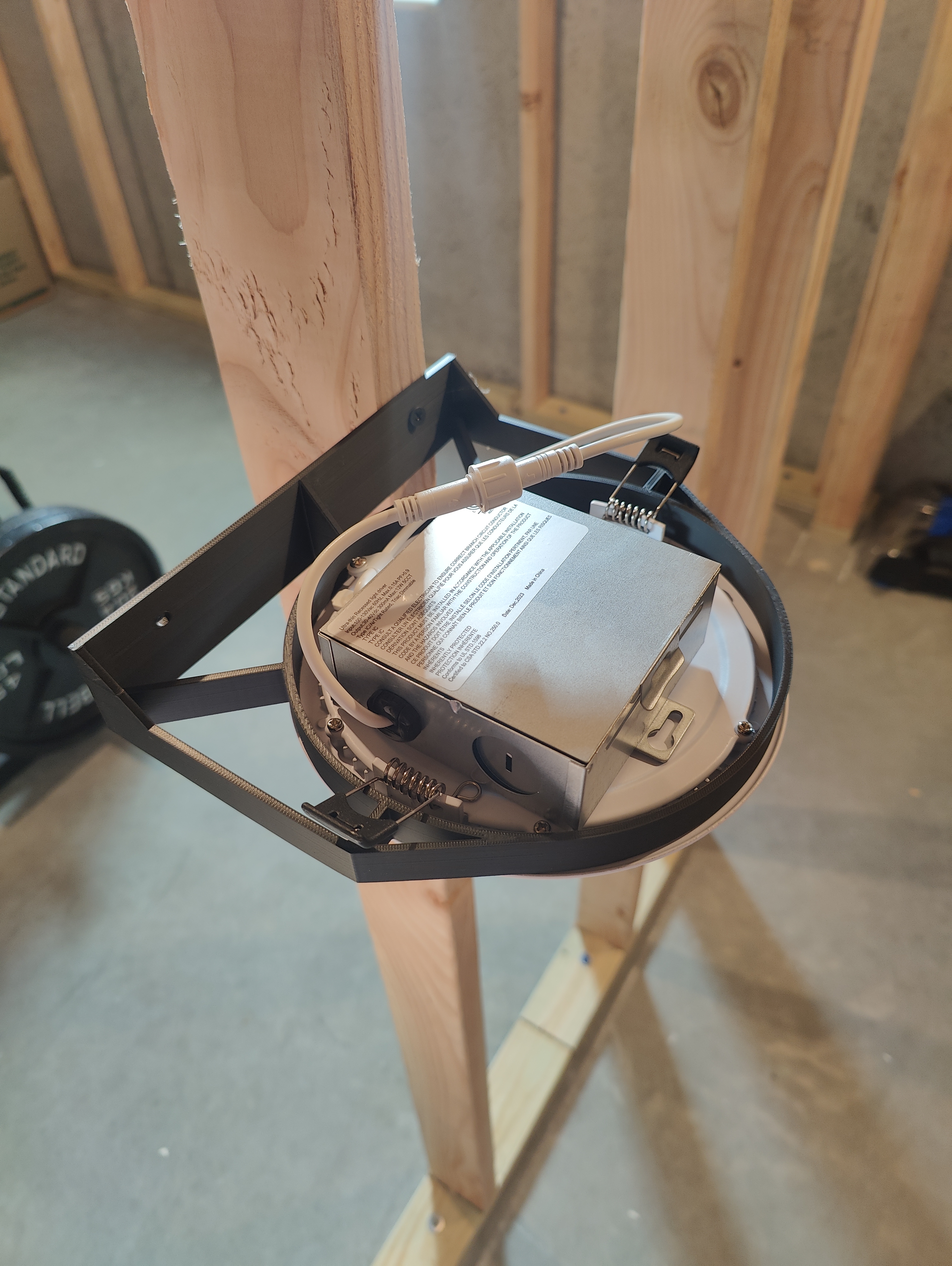 Canless Downlight Temp Bracket