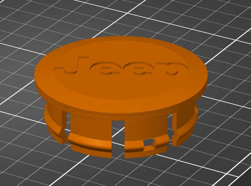 Jeep JK Rubicon mag center cap