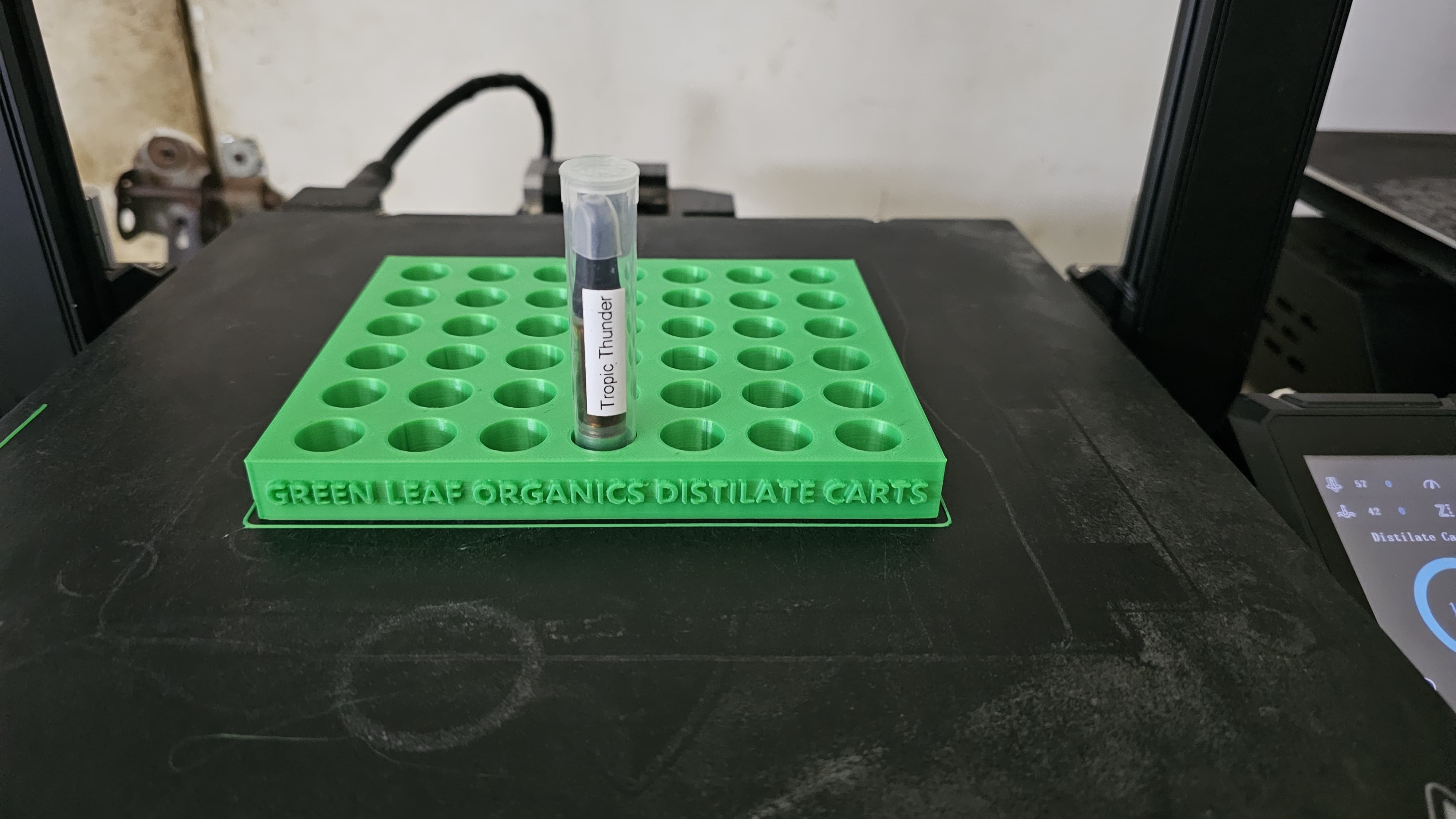 42 Hole 510 Thread Vape/Distillate Cartridge and Battery Shelf Display