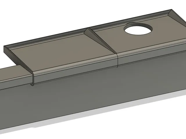 Ikea hemnes shelf with wireless charger