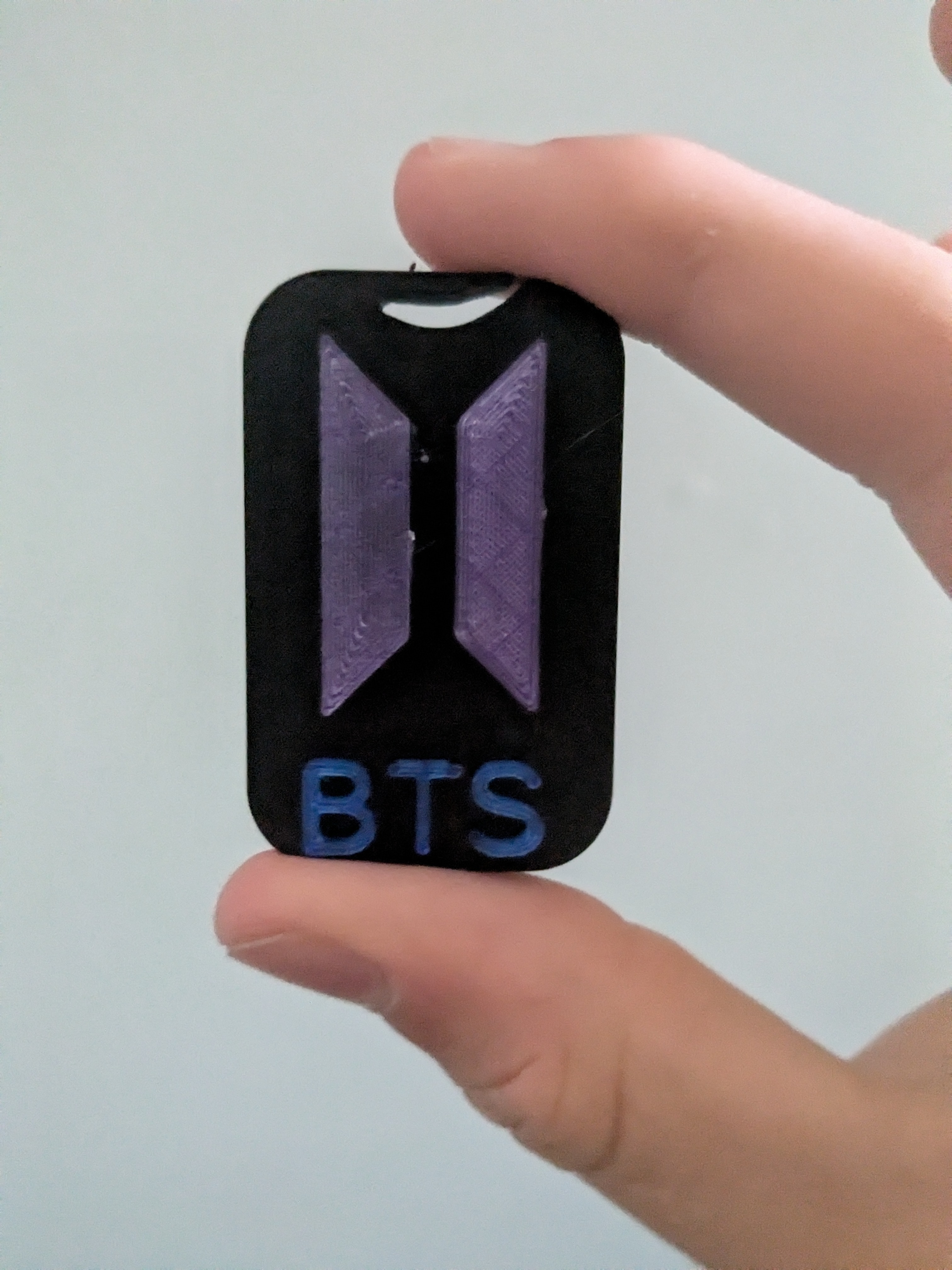 BTS keychain multicolor no ams