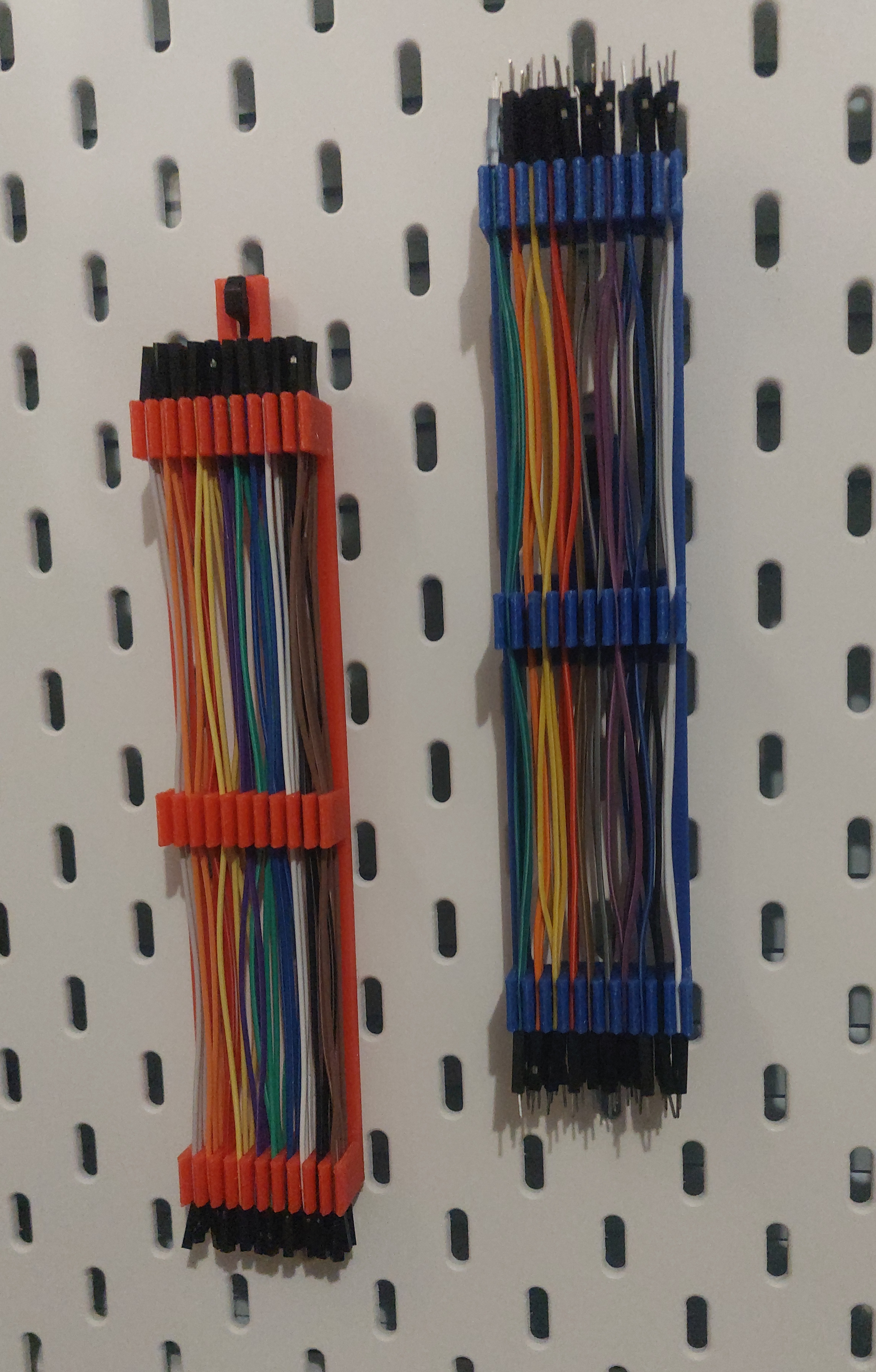 Dupont wire organizer with Skadis mount