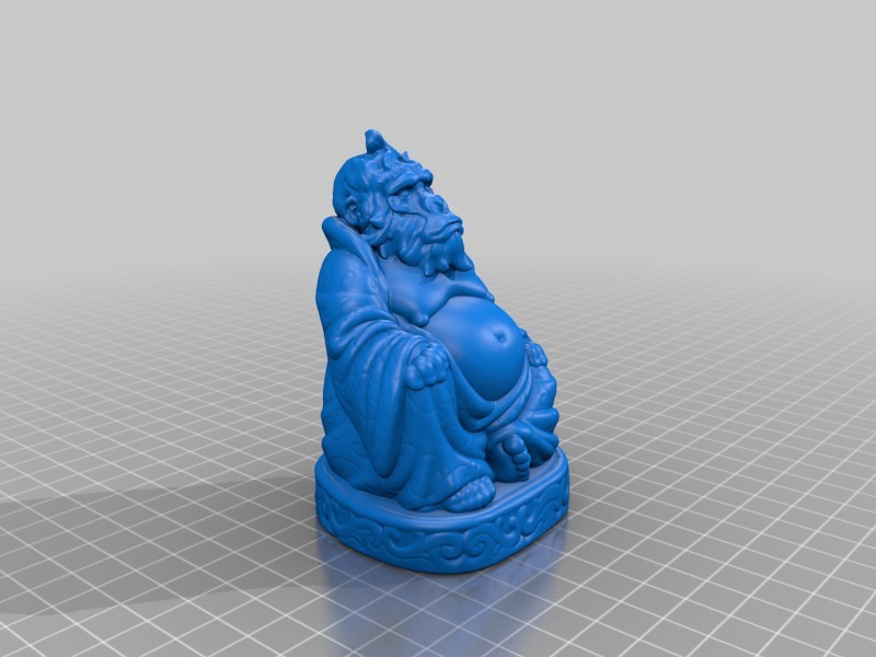 Miniatura 3 do modelo 3D Harambe Buddha