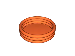 Inflatable Pool by LukeHodde | Download free STL model | Printables.com