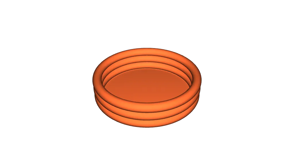 Inflatable Pool by LukeHodde | Download free STL model | Printables.com