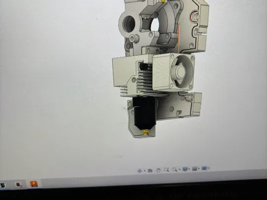SOVOL SV08 K1 Hotend adapter (TEST)