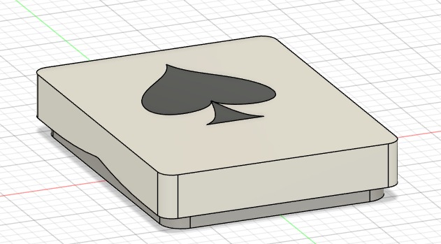 Caja de cartas con el logo de la pica