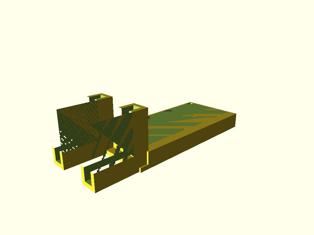 Spacer Bracket for a 1U Power Supply