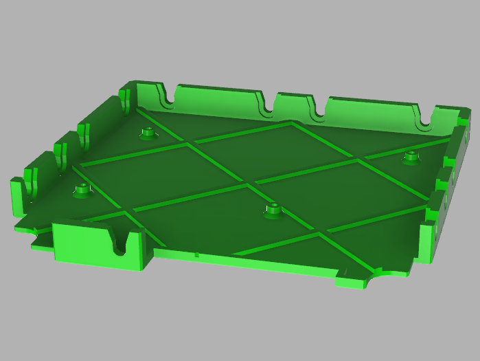 Rook 2020 MK2 Bottom Panel for Manta 4P 3D model thumbnail