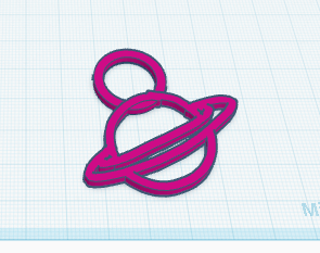 Planet Keychain