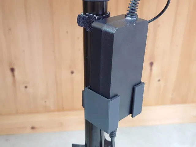 Power supply unit container for ring lights