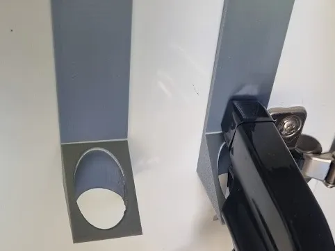 Cabinet Door Spray Bottle Holder - v2