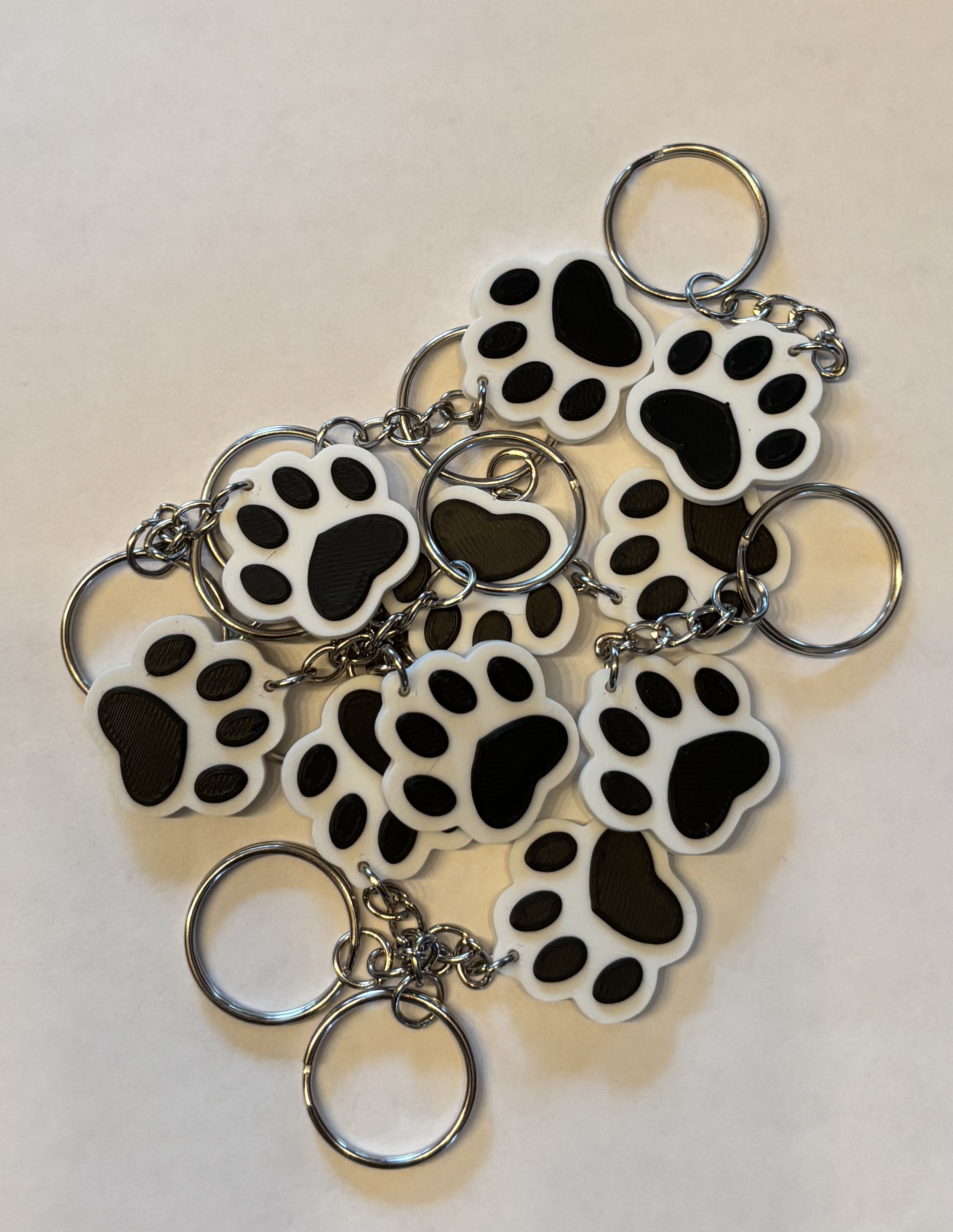 Animal Paw Keychain (painted for Ams)