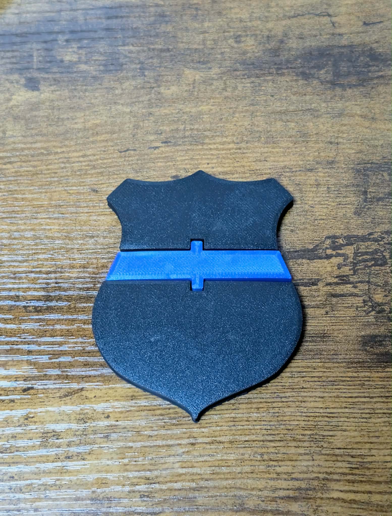 Flexi Police Badge – Articulated Fidget Toy (Two Versions!)
