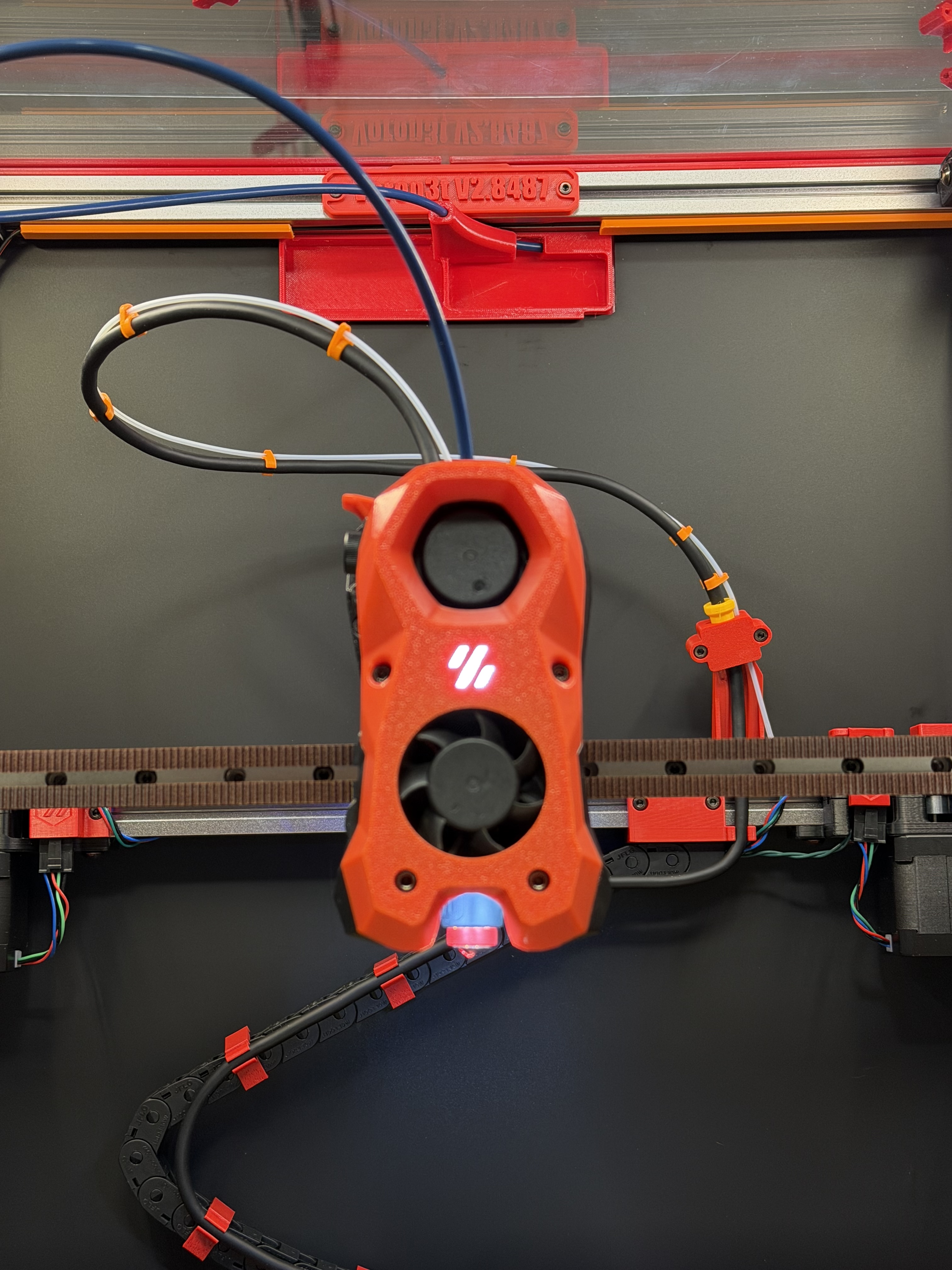 Voron 2.4 LDO Rear Panel Seal & Filament Passthrough — TPU Edition