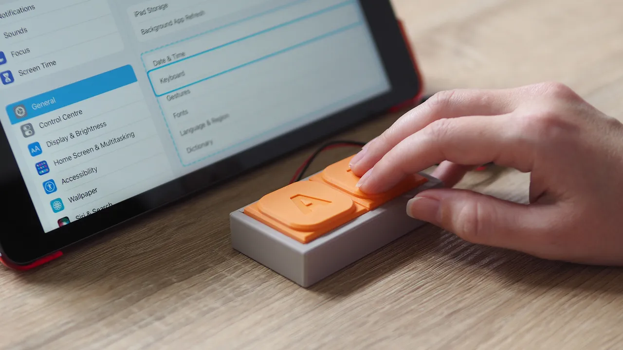 Tap | Bluetooth Dual Switch Assistive Device by PrintLab | Download ...