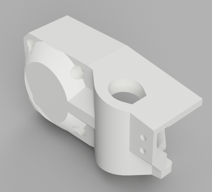 X-axis motor cover(Normal Aluminum Extrusion 2020 and T8 anti-backlash nuts) — miniatura 4
