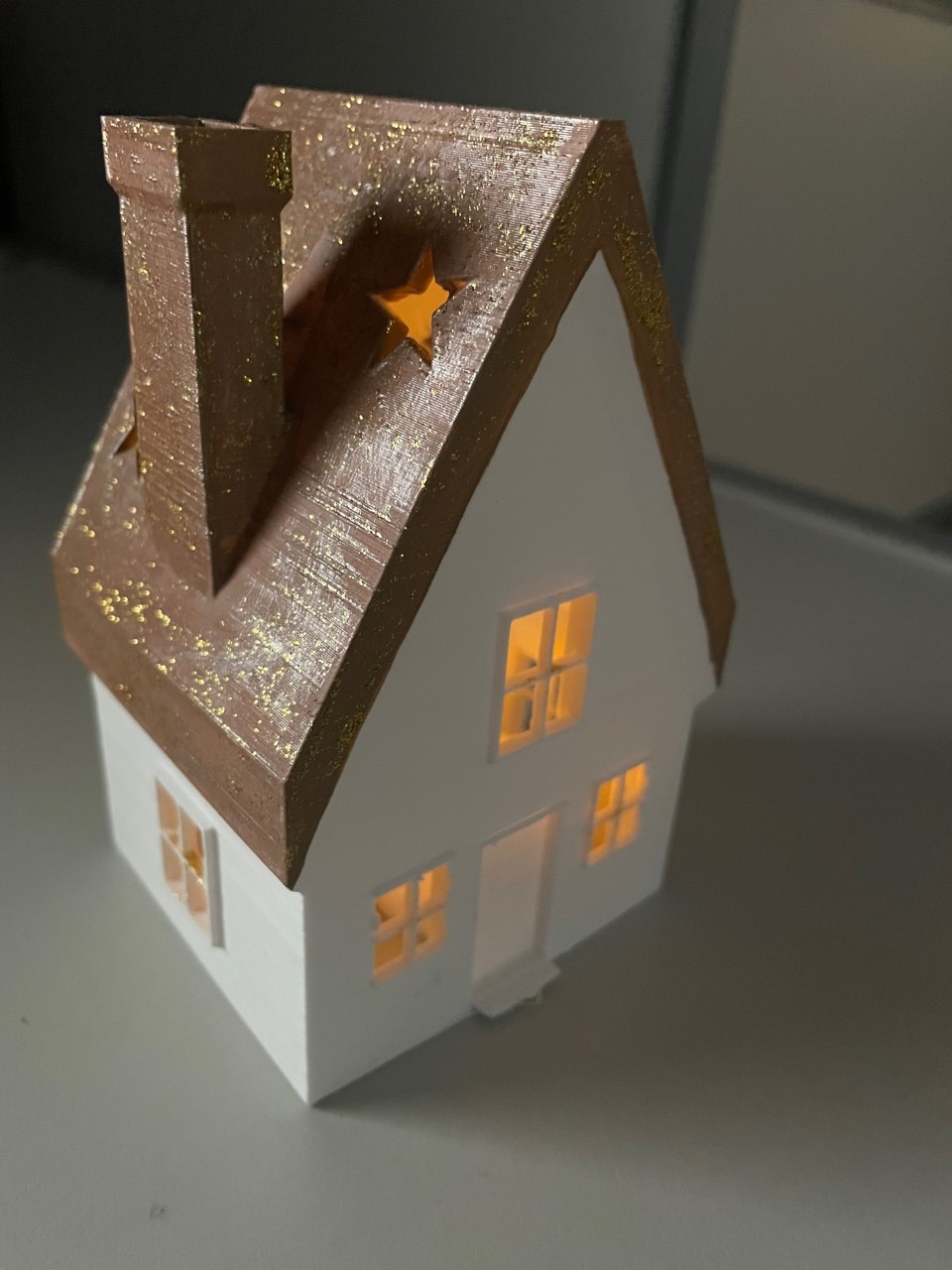 Little Christmas House Tea Light