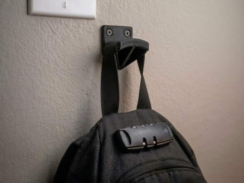 (Possibly) Over-engineered Backpack Wall Mount