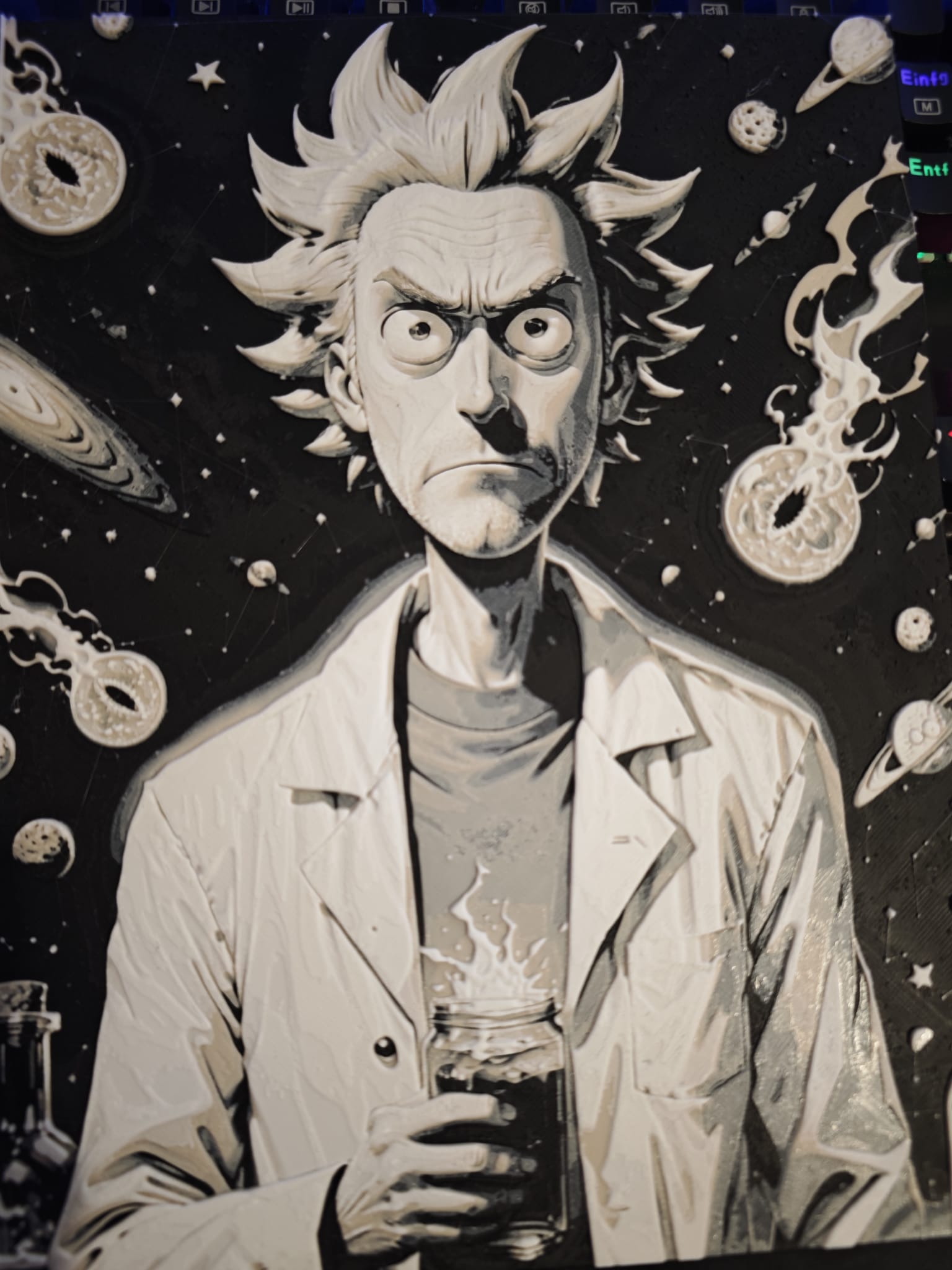 Rick Sanchez HueForge
