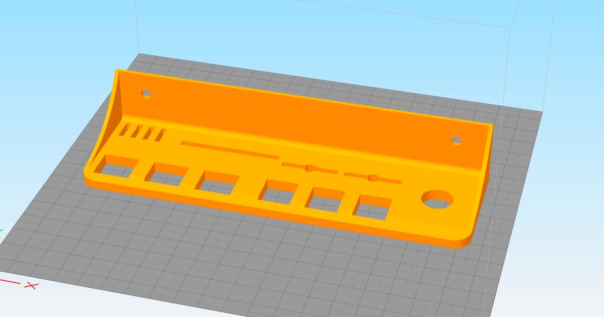 Custom 3D printer tools holder by BricoGeek | Download free STL model ...
