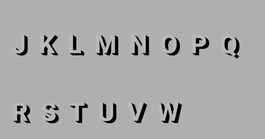 Shadow Alphabet by korczoczek | Download free STL model | Printables.com