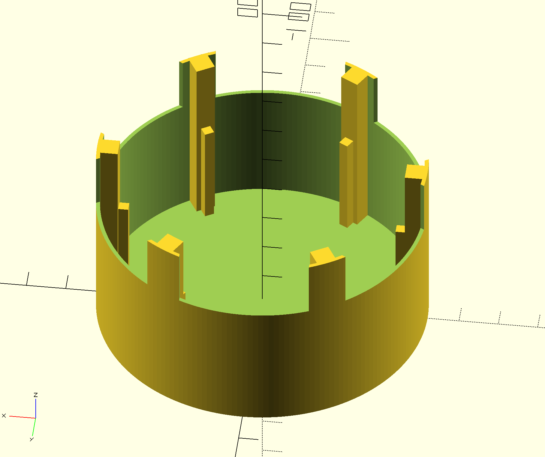 Parametric drain cap