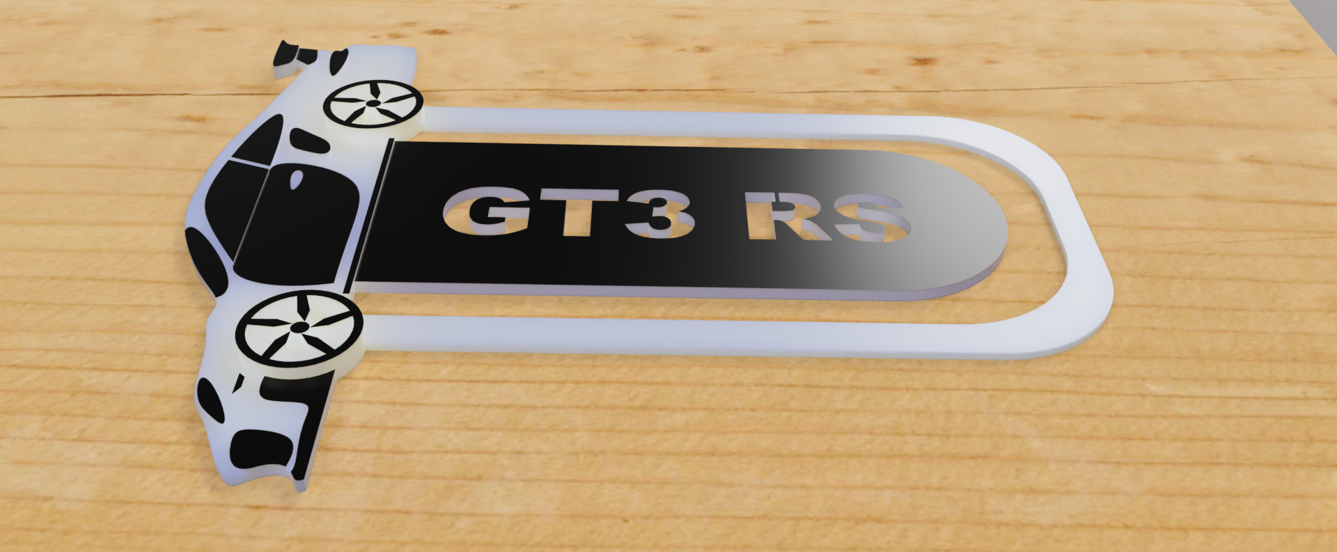 [UPDATED] 2 Color Porsche 911 GT3 Bookmark by Printsational | Download ...