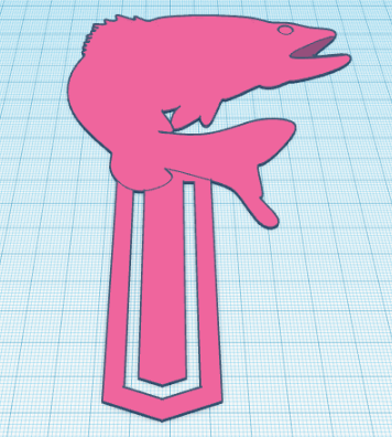 Bass bookmark