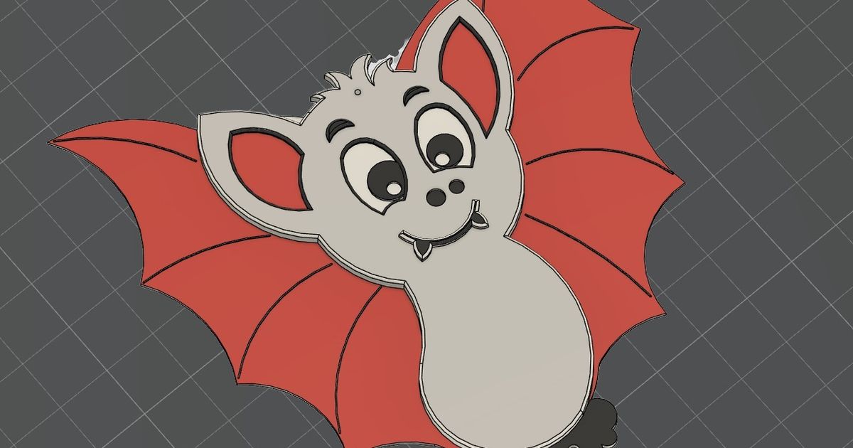 Fledermaus / bat / vampire by STxS | Download free STL model ...