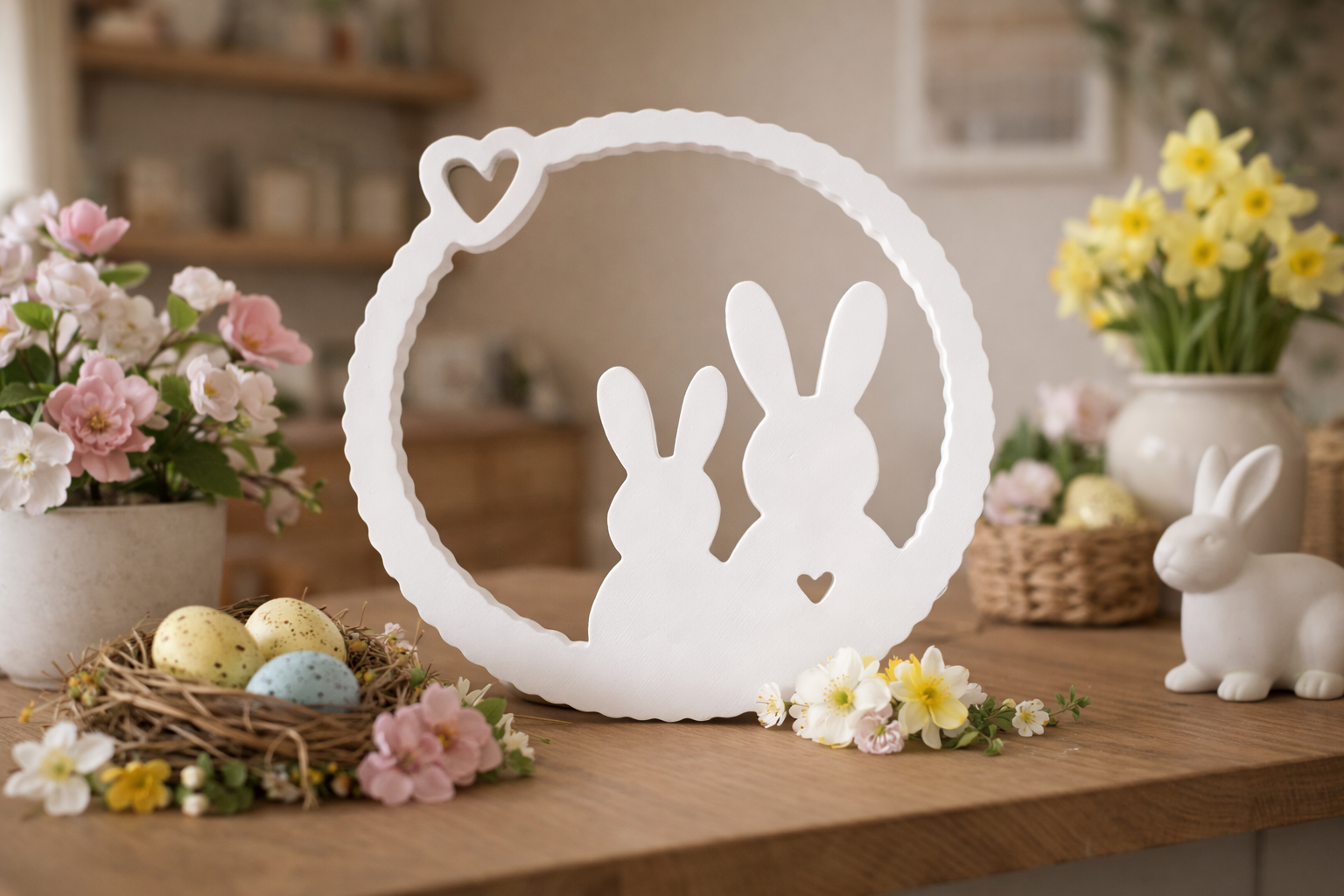 Easter Bunny home decor