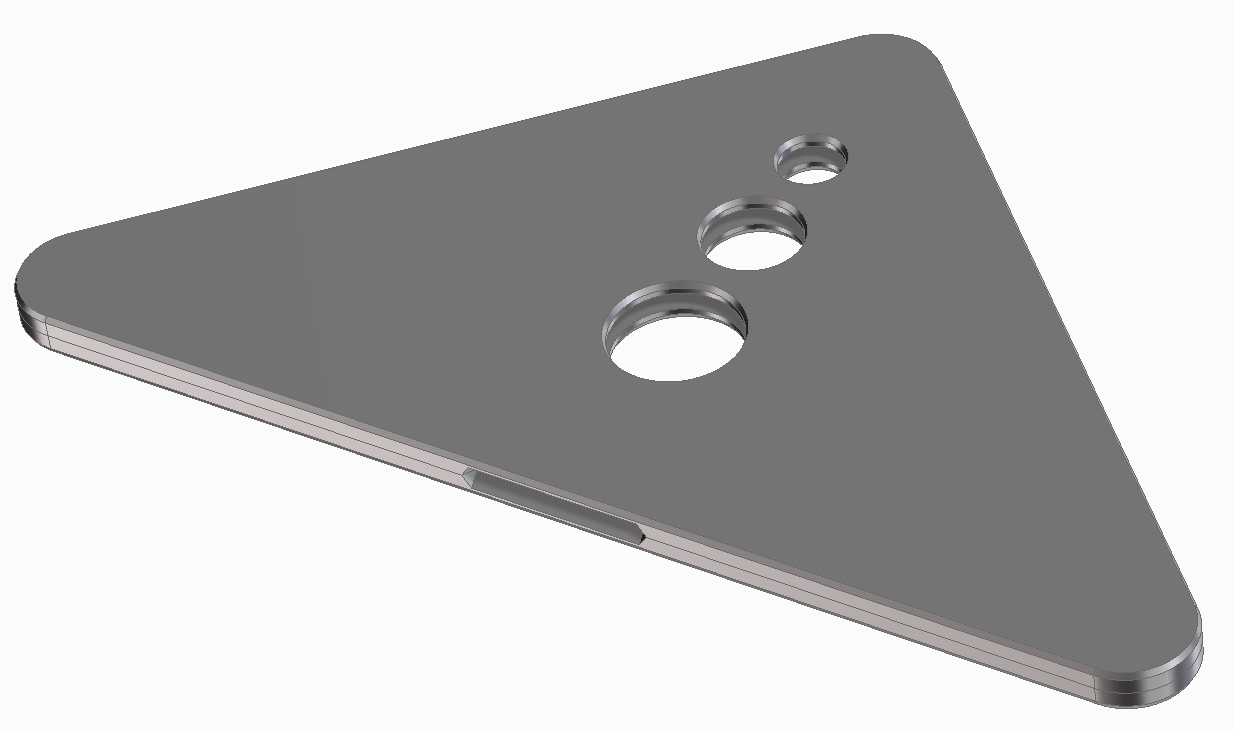 Miniatura 3 do modelo 3D Case for a drawing triangle (rectangular ruler)