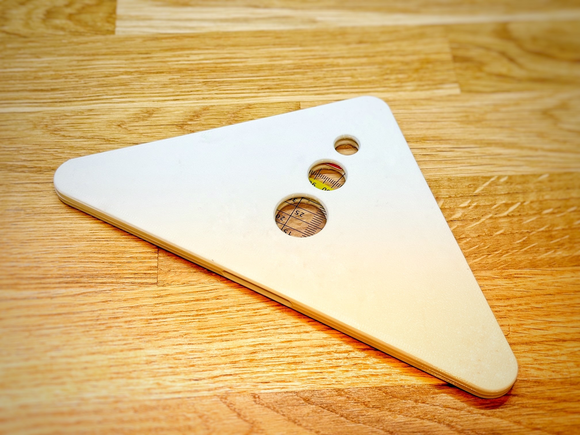 Case for a drawing triangle (rectangular ruler)