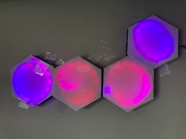 Hexagonale LED Panel / Diffuser