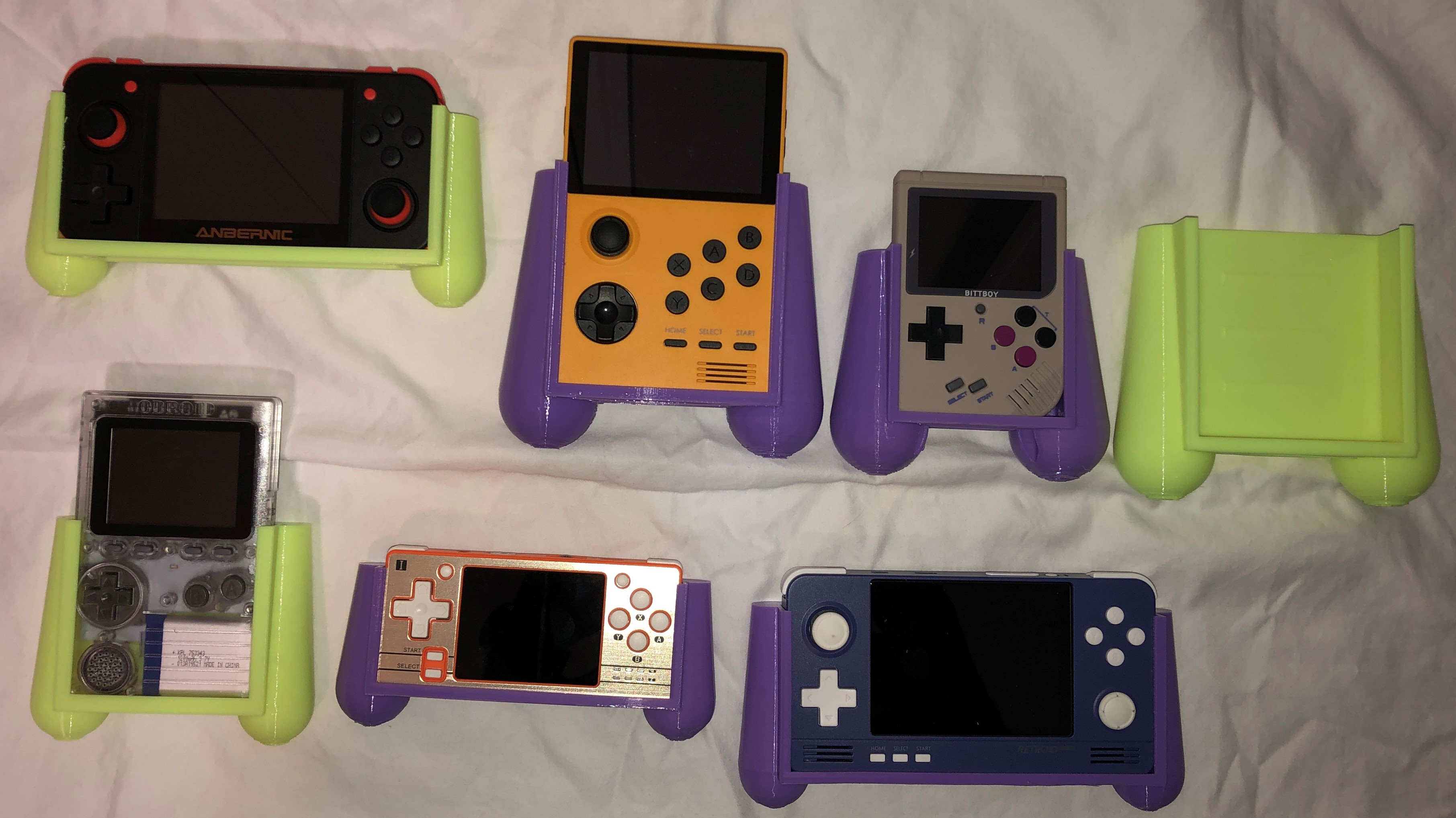 Customizable Handles for Handheld Retro Gaming Systems