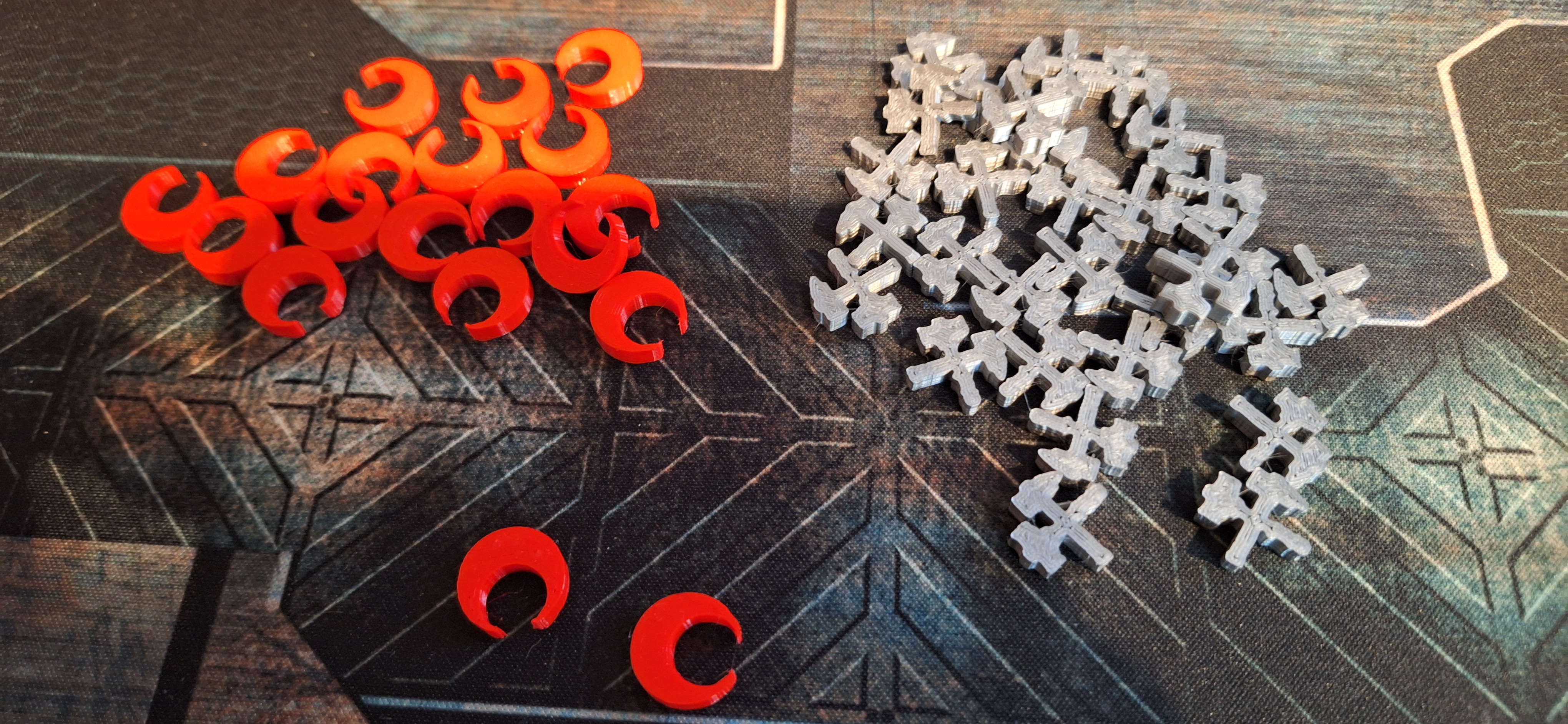 Burning Banners Finished tokens