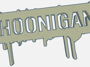 Hoonigan Drip Stencil