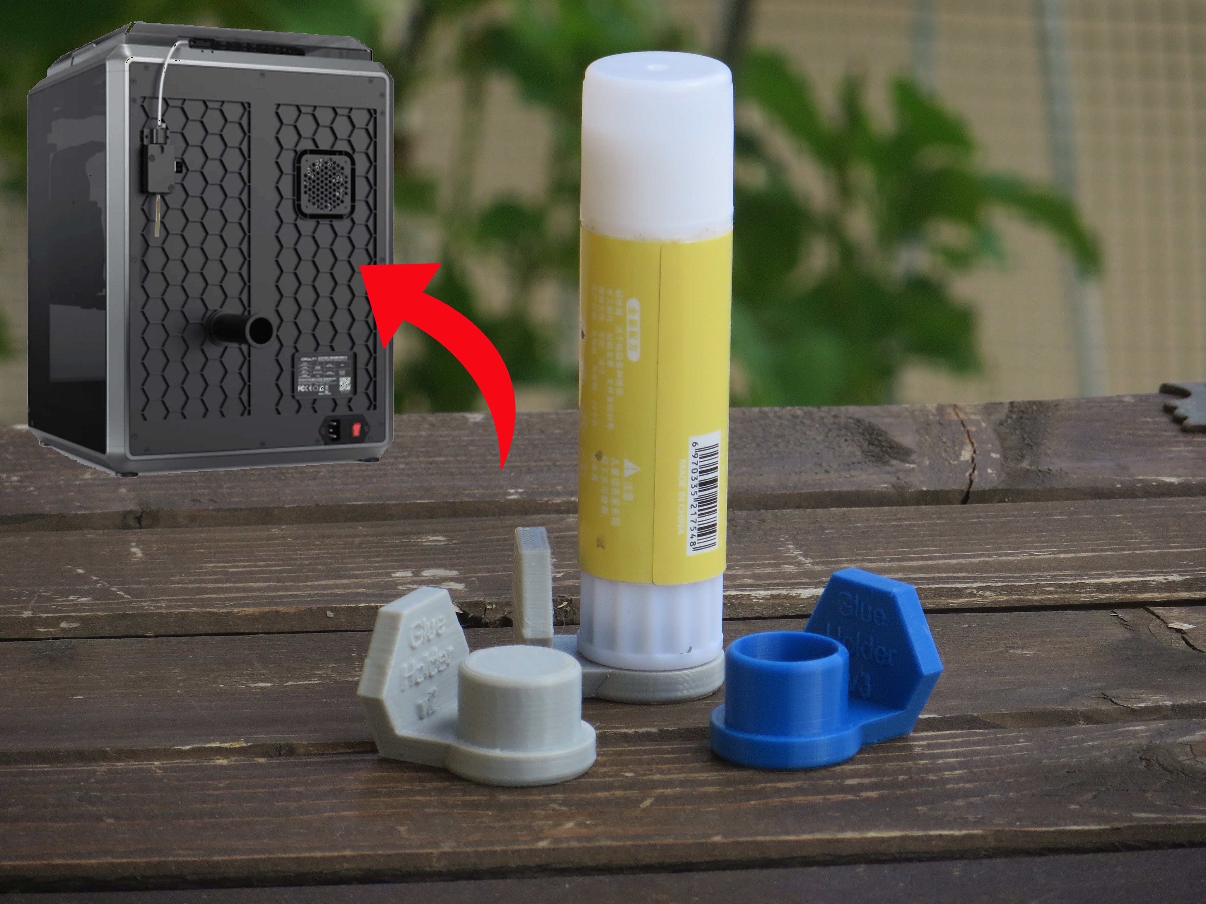Gluestick holder for Creality K1 K1C