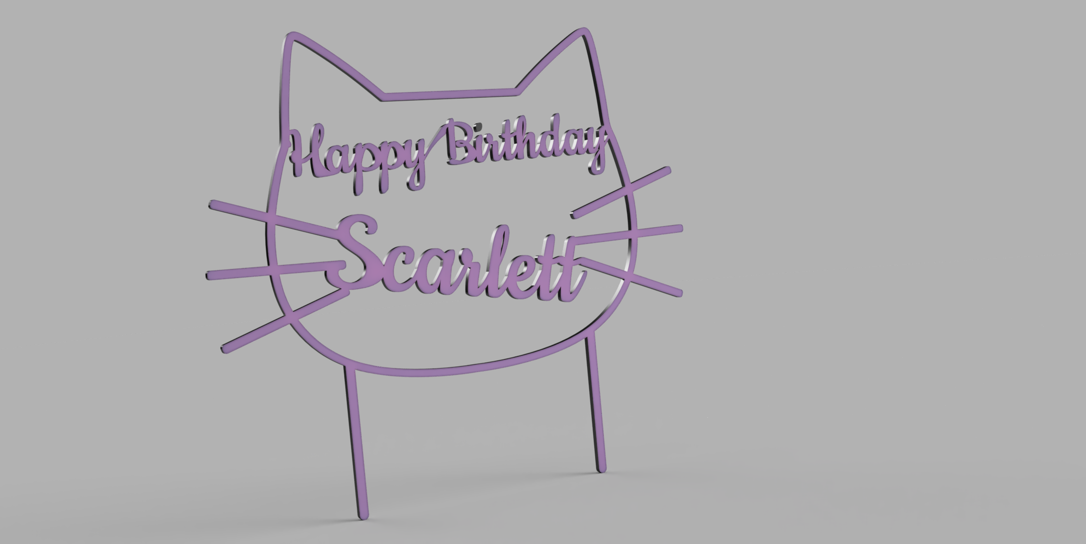 Cake topper, Scarlett