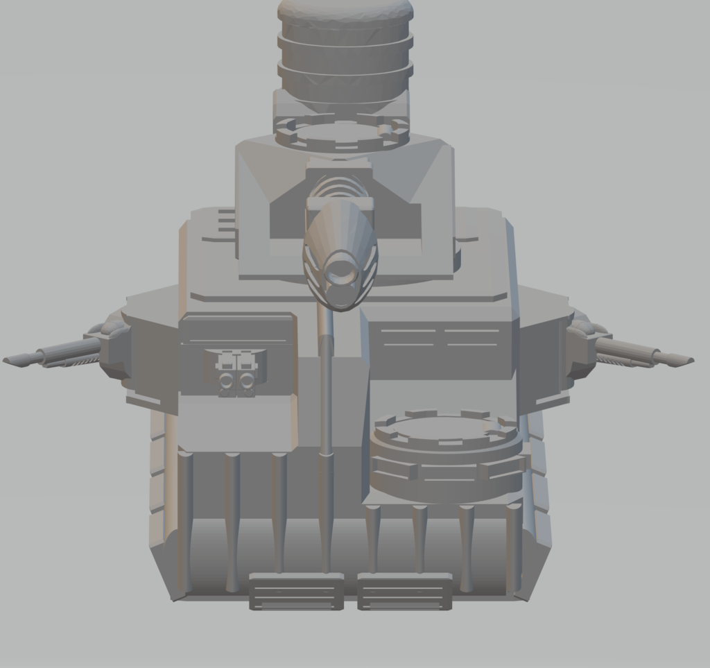 FHW: GBJ hover tank v1.1 heat cannon, Lazer cannon sponsions